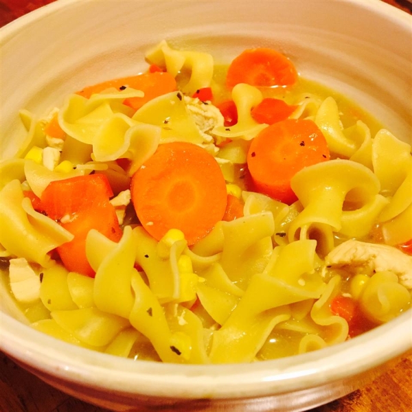 Spicy Chicken Noodle Soup