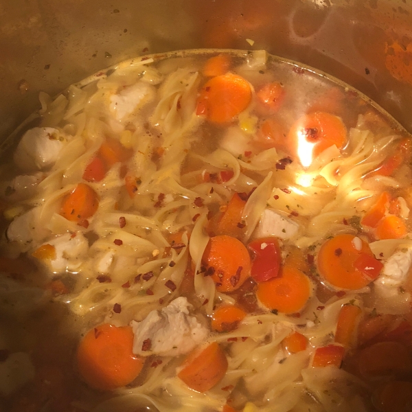 Spicy Chicken Noodle Soup