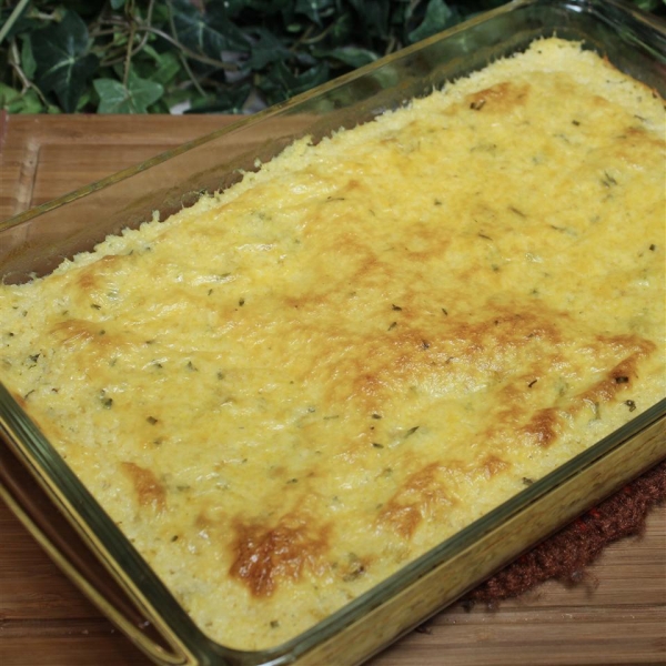 Green Chile and Egg Grits