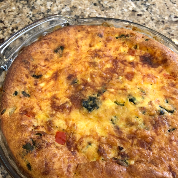 Spinach Mushroom Quiche