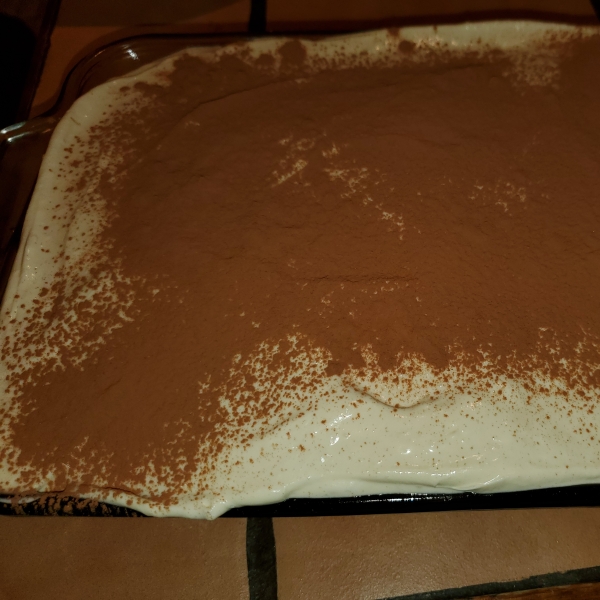 Tiramisu Poke Cake