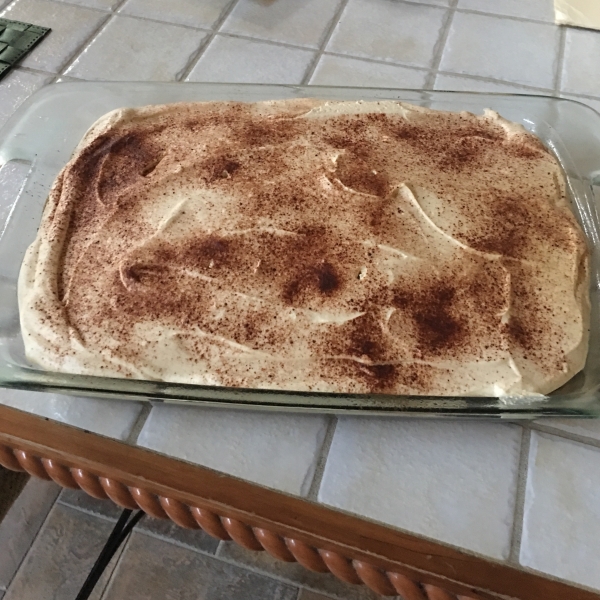 Tiramisu Poke Cake