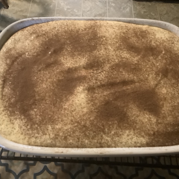 Tiramisu Poke Cake