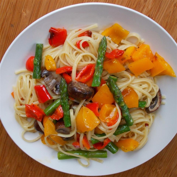 Roasted Portobello Mushroom Fettuccine