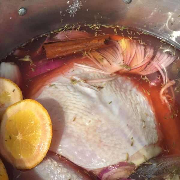 Salty and Sweet Cranberry Citrus Brine
