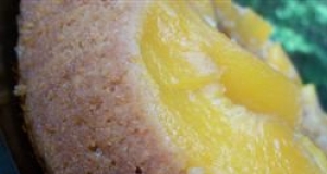 Peach Graham Upside Down Torte