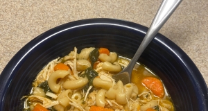 Instant Pot® Coconut Cream Chicken Noodle Soup