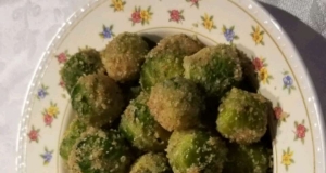 Basic Breaded Brussels Sprouts