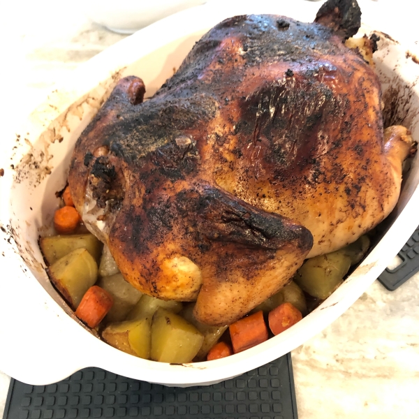 Simple Whole Roasted Chicken