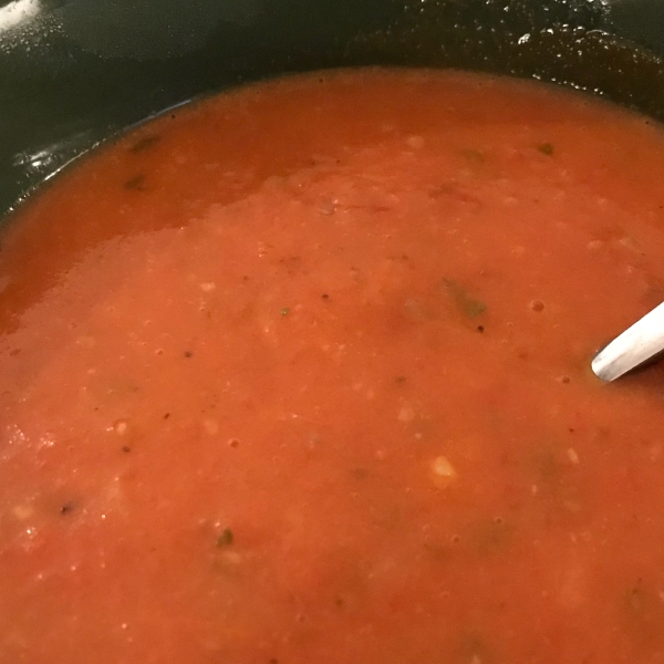 Hearty Hot or Cold Roasted Tomato Soup