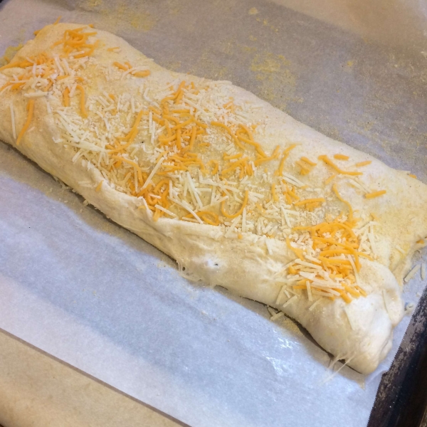 Easy, Breezy, Cheesy Stuffed Bread (Domino's Copycat Recipe)