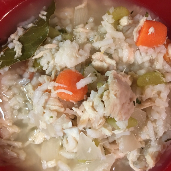 Hearty Chicken and Rice Soup