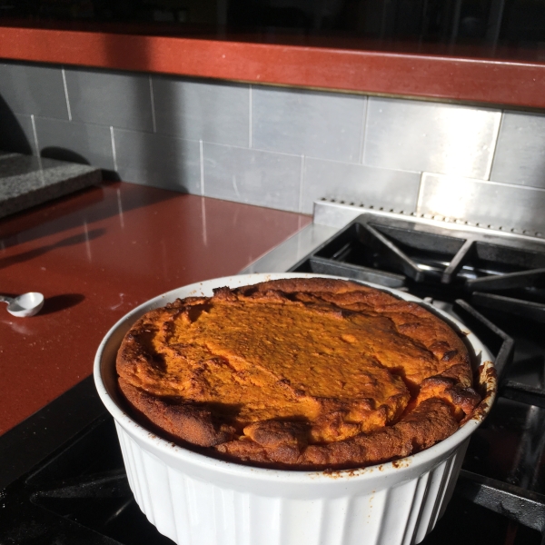 Carrot Souffle with Brown Sugar