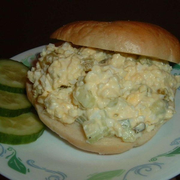 Cucumbers and Egg Salad