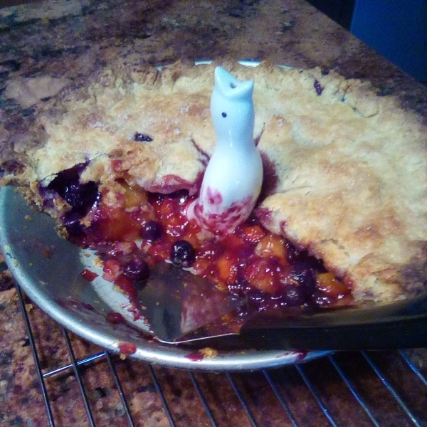 Peach Blueberry Pie