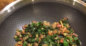 Sweet and Spicy Swiss Chard