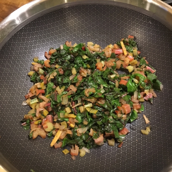 Sweet and Spicy Swiss Chard