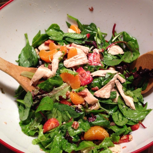 Strawberry Spinach Salad With Feta and Bacon