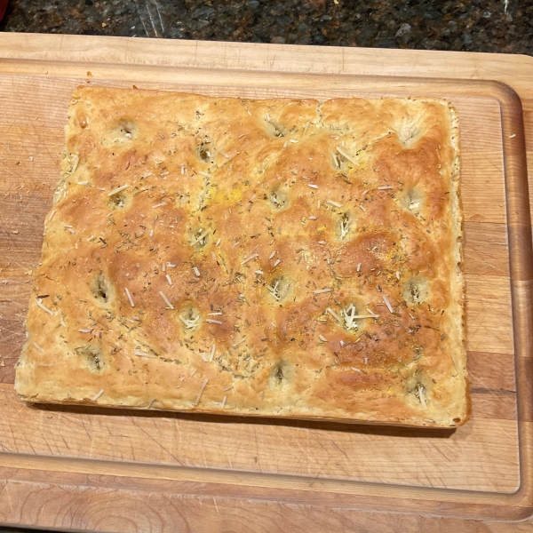 Bread Machine Focaccia