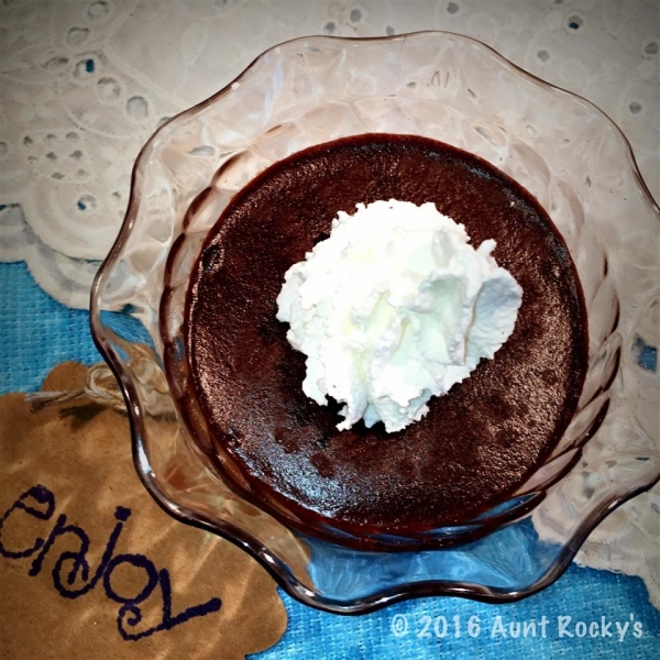 Aunt Rocky's Rich Microwave Chocolate Pudding (LCHF, Gluten Free, Keto)