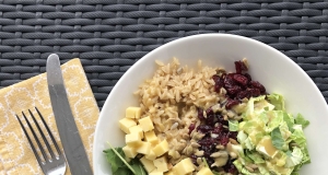 Cranberry, Cheddar, and Brussels Sprouts Salad