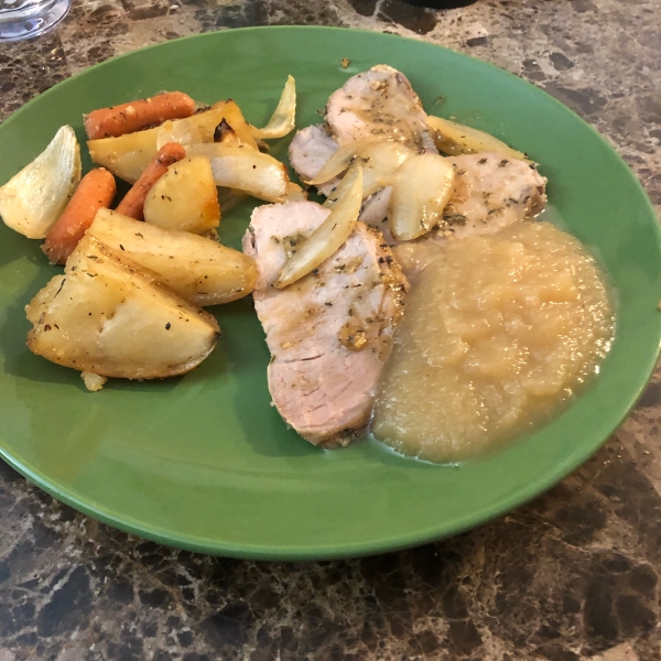 Spicy Honey Mustard Pork Roast