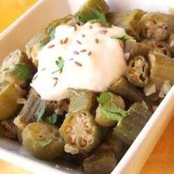 Easy Indian Style Okra