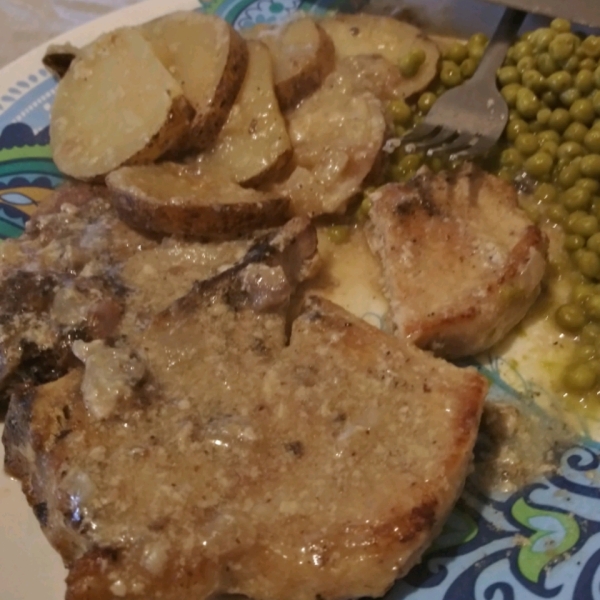 Mushroom Sauce Baked Pork Chops