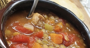 Jana's Pressure Cooker Lentil Ham Soup