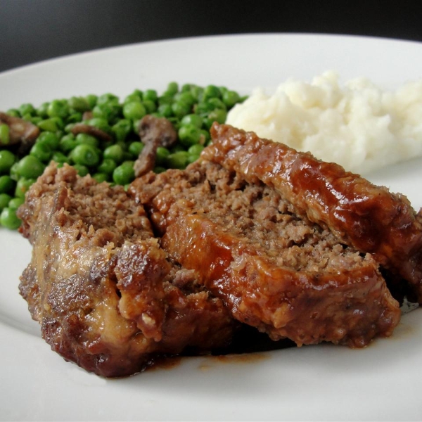 Upside-Down Barbeque Meatloaf