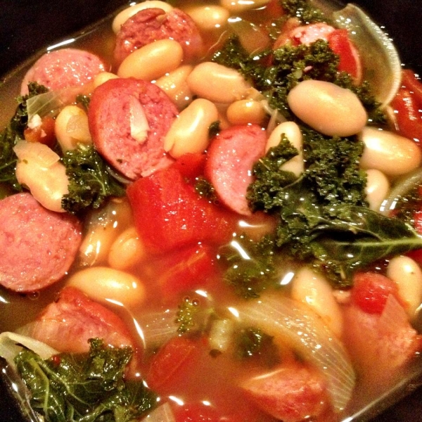 Cannellini Bean with Flat Leaf Kale