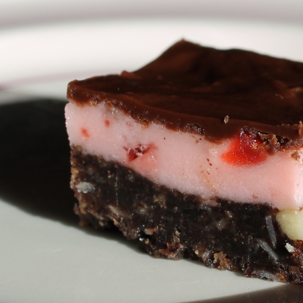 Cherry Nanaimo Bars