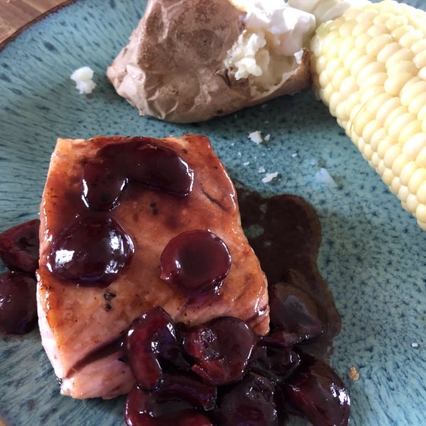 Cherry Glazed Salmon