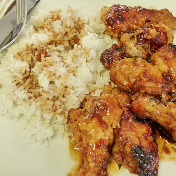 Glazed Sweet and Sour Chicken Wings