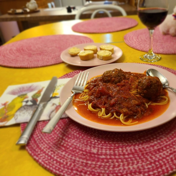 Homemade Spaghetti and Meatballs