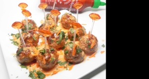 Bang Bang Sriracha Cocktail Meatballs