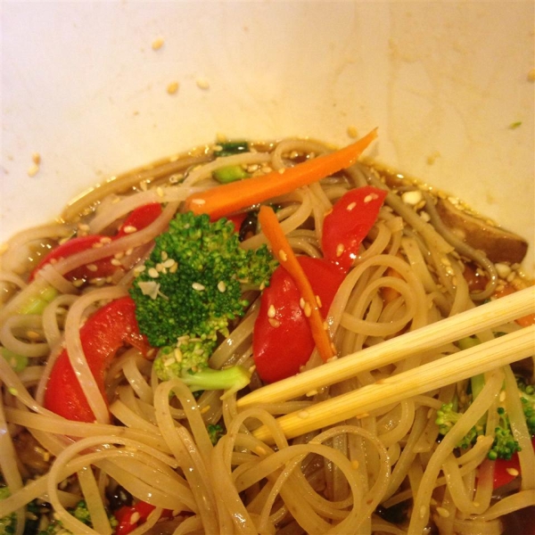 Soba with Toasted Sesame Seed Sauce