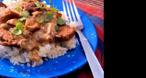 Seitan and Cauliflower