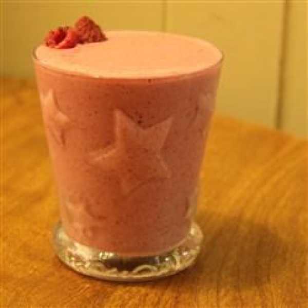 Raspberry Banana Tofu Shake