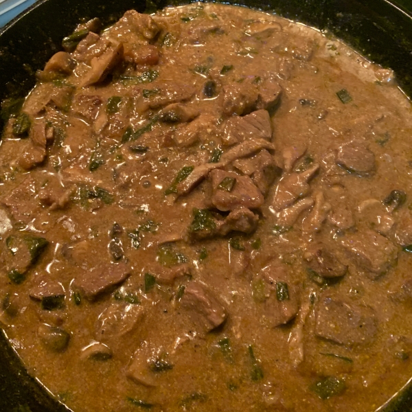 Beef and Mushroom Stroganoff, Aussie Style