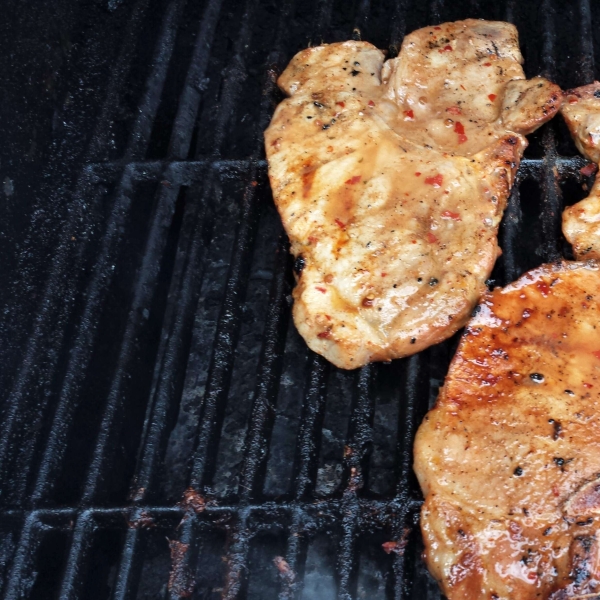 Marinated Spicy Pork Chops