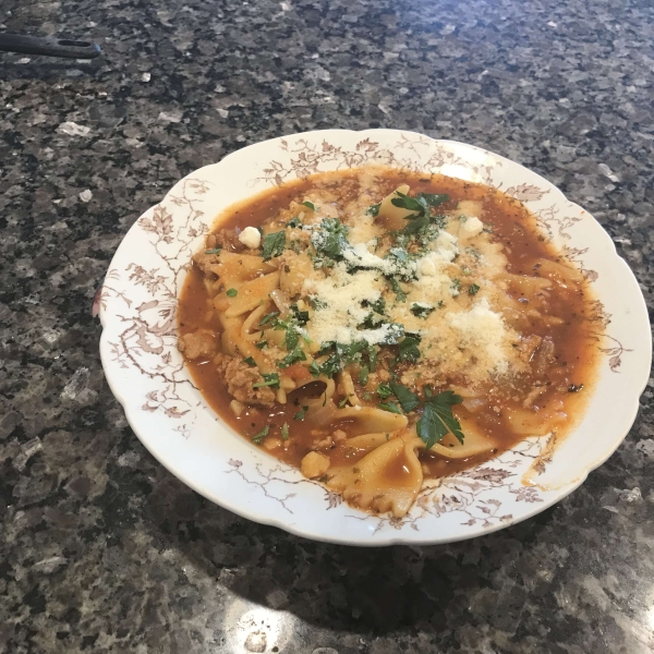 Instant Pot Lasagna Soup