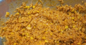 Quick Coconut Curry with Rice, Corn, and Beans