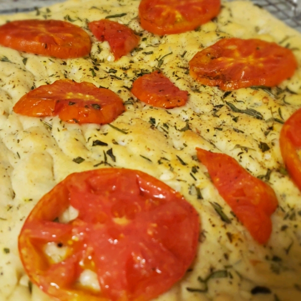 Black Olive and Rosemary Focaccia