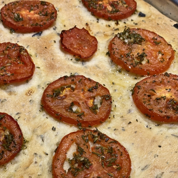 Black Olive and Rosemary Focaccia