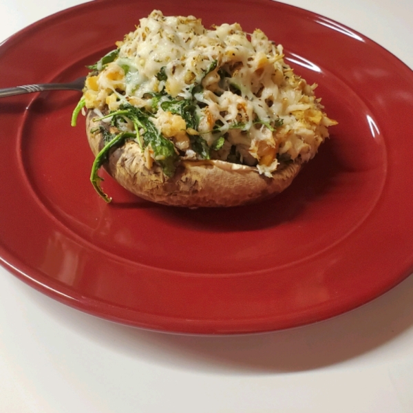 Crab and Lobster Stuffed Mushrooms