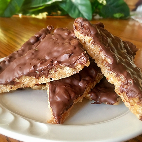 Chocolate Nutty Crispy Treats