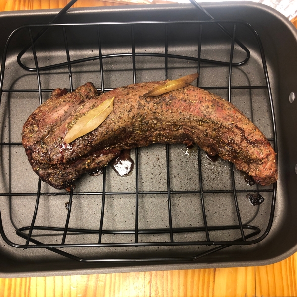 Herbed and Spiced Roasted Beef Tenderloin