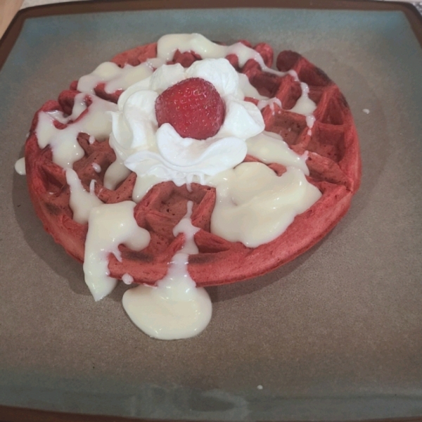 Red Velvet Belgian Waffles