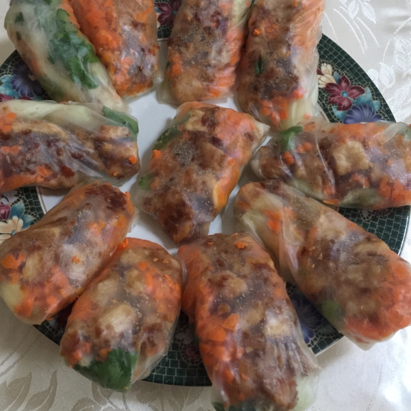 Thai Chicken Spring Rolls